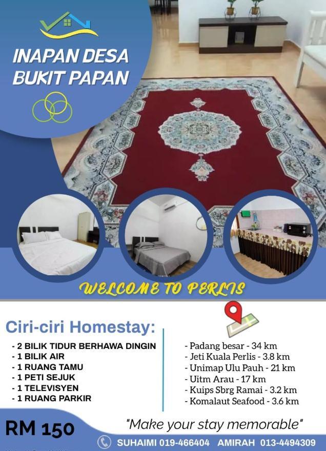 Inapan Desa Bukit Papan Apartment Kuala Perlis Exterior foto